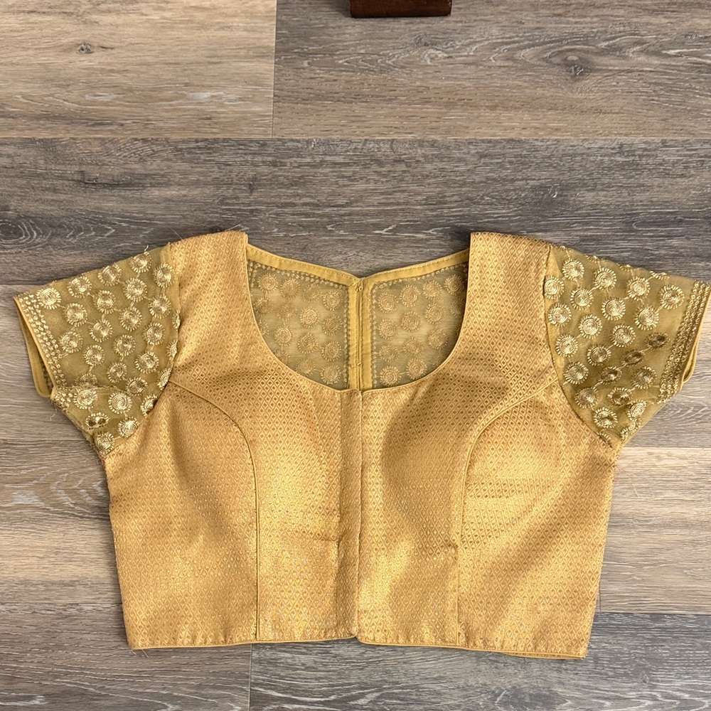 Indian Gold Blouse/Top